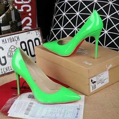 Christian Louboutin Shallow mouth stiletto heel Shoes Women--007